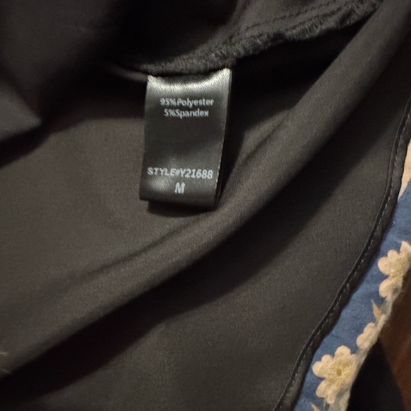 DO+BE Black Satin Off-Shoulder Blouse - Picture 5 of 6